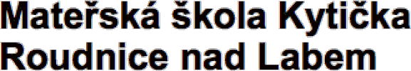 Logo firmy Mateřská škola Kytička