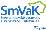 Logo firmy Severomoravské vodovody a kanalizace Ostrava