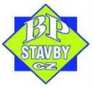 Logo firmy BP Stavby