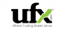 Logo firmy UFX.com