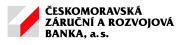 Logo firmy Českomoravská záruční a rozvojová banka